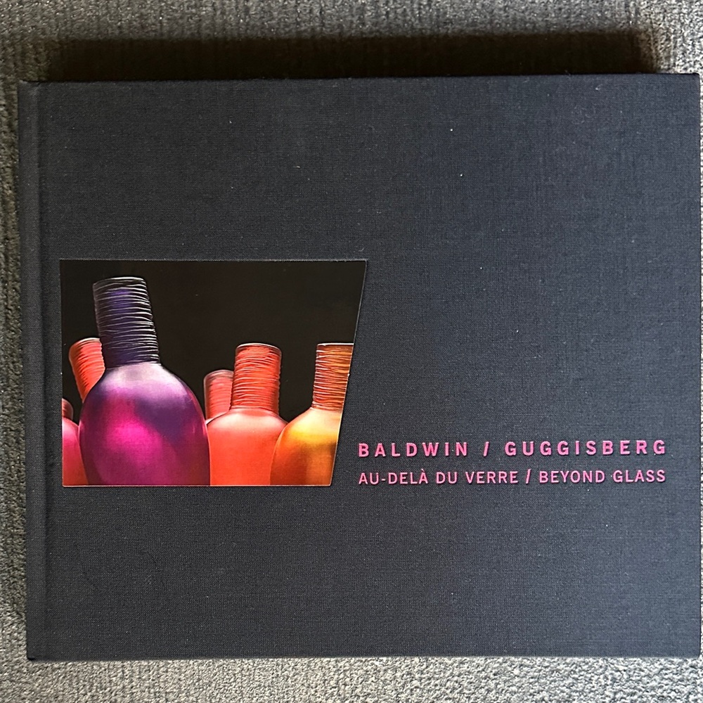 Beyond Glass Art Book - Black with Pink & Orange Accents